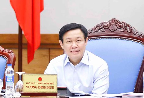  Phó Thủ tướng Vương Đình Huệ đề nghị Ngân hàng Nhà nước tiếp tục điều hành giữ ổn định mức lạm phát cơ bản dưới 2% như hiện nay. Ảnh: VGP/Thành Chung 