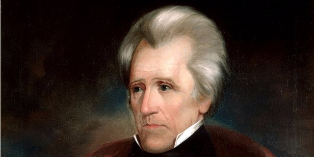 Andrew Jackson là tổng thống cuối cùng của Mỹ phục vụ trong thời Cách mạng Mỹ (1775-1783), cuộc chiến tranh giành độc lập của 13 thuộc địa ở Bắc Mỹ chống lại đế quốc Anh. Ông tham gia chiến đấu ở tuổi 13 với nhiệm vụ chuyển phát nhanh. Ảnh: Wikimedia.