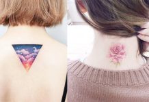 Loạt hình xăm sau gáy đẹp lung linh khiến hội con gái mê mệt